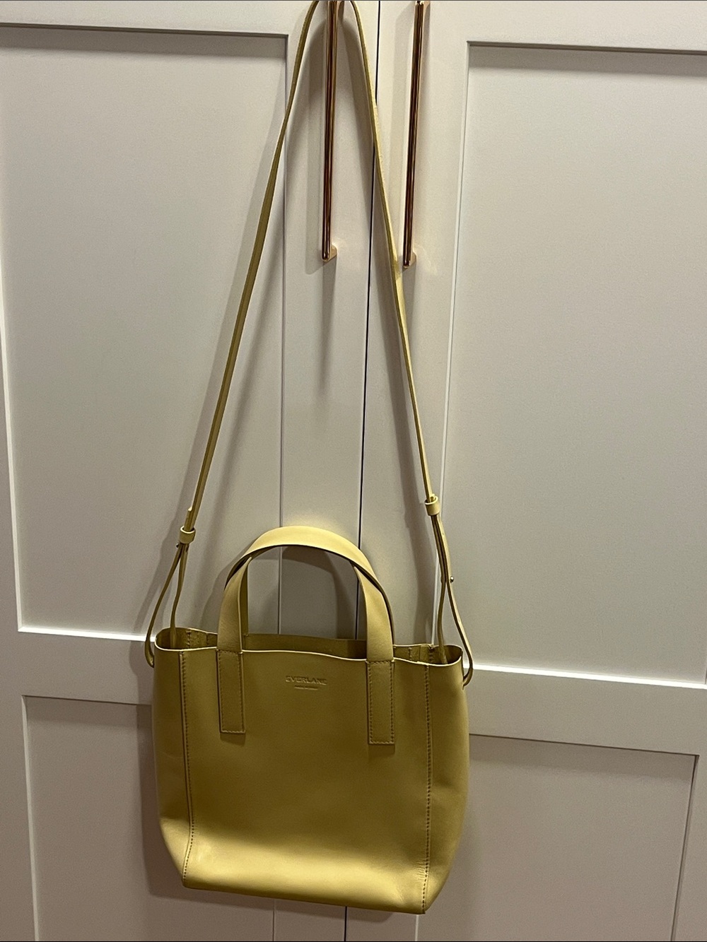 Everlane mini day tote in lemon